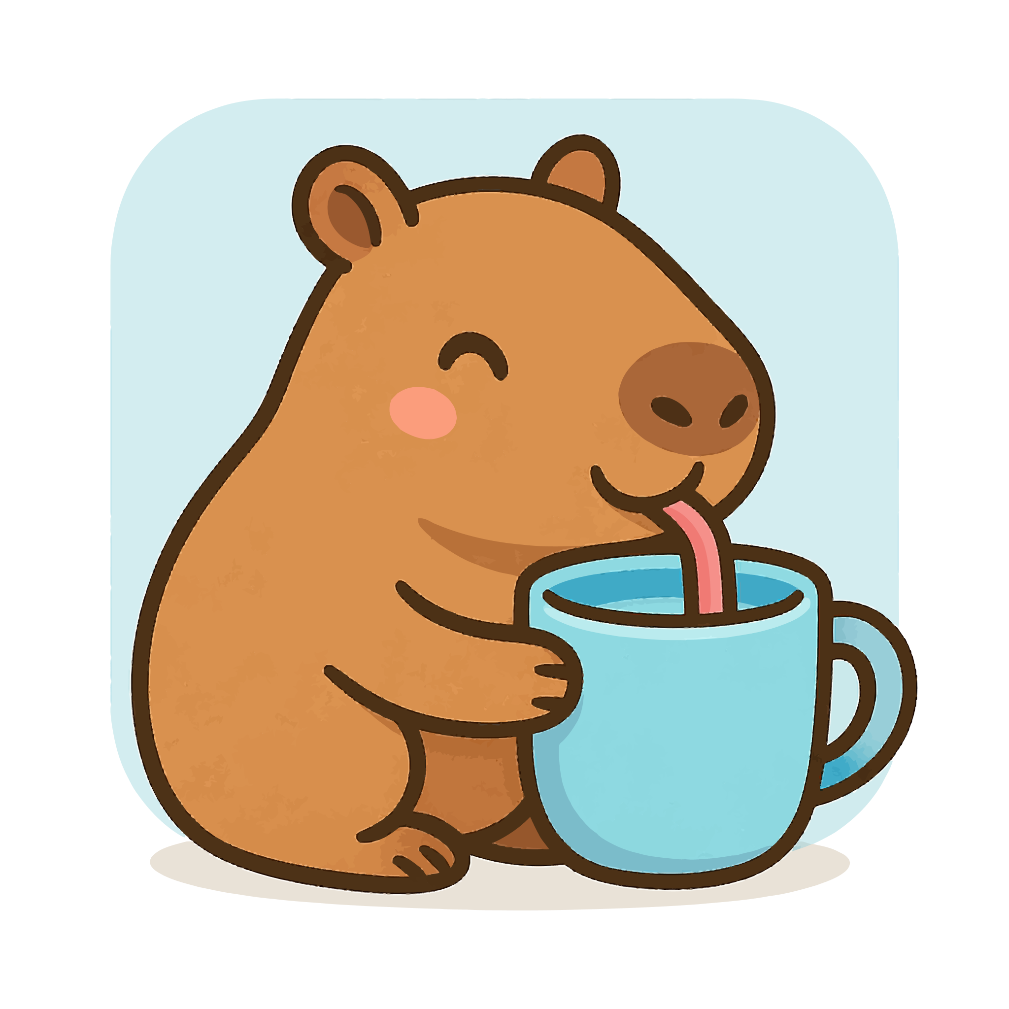 墩墩喝水应用Logo - 智能饮水提醒助手